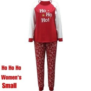 S-Macy's “Family PJ’s” - Ho Ho Ho & Christmas Ornaments Pajamas Set NWT